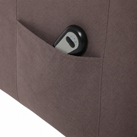 Fauteuil inclinable électrique moderne pour personnes âgées avec fonctions réglables, design extensible, structure en bois, télécommande