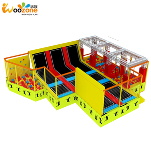 Parc <span class=keywords><strong>de</strong></span> trampolines commercial personnalisé pour enfants, aire <span class=keywords><strong>de</strong></span> jeux intérieure, <span class=keywords><strong>trampoline</strong></span> Ninja Warrior, <span class=keywords><strong>mousse</strong></span> pour adultes, certifié CE, personnalisation gratuite - Product Image 1