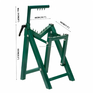 Bancs de travail pour le travail du bois, style en V, cantilever, <span class=keywords><strong>support</strong></span> de scie à bois, <span class=keywords><strong>support</strong></span> de scie à chaîne avec pince réglable en hauteur, bouton de verrouillage - Product Image 5