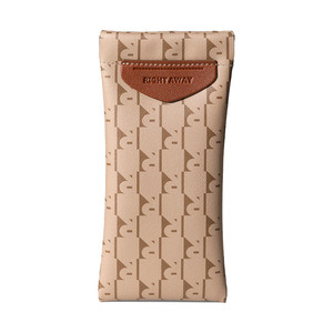 Étui à lunettes portable, motif imprimé rectangulaire, sac de rangement pour lunettes de soleil résistant à la pression, pour hommes, maison, voyage, kaki, bleu marine - Product Image 5