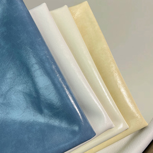 Cuir de vachette jaune souple huilé, épaisseur 1,1 mm, couche supérieure, pour sacs, collection Printemps-Été, vente directe usine - Product Image 1