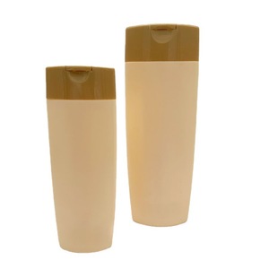 Bouteille carrée plate en plastique personnalisée de 400 ml/200 ml avec bouchon à clapet, sérigraphiée et estampée à chaud, pour shampoing et après-shampoing - Product Image 5