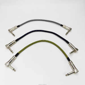 Cable de bucle de efectos de <span class=keywords><strong>guitarra</strong></span> con punta de cobre, cable de protección Effecter, cable de conexión de reducción de ruido, 30 cm de largo - Product Image 1
