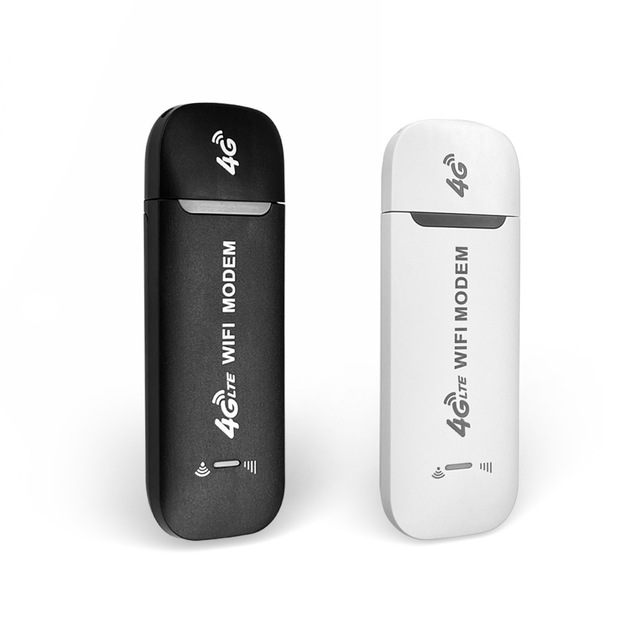 Portable 4G Wireless Internet Modem Small ABS USB Dongle with 150M LTE Insert SIM Card and WIFI 4G Wireless Internet Card