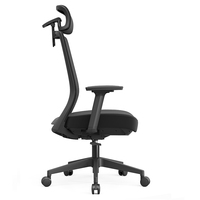 Chaise de bureau ergonomique moderne en maille, réglable en hauteur et pivotante, pour la maison, le bureau, l'école, l'hôpital