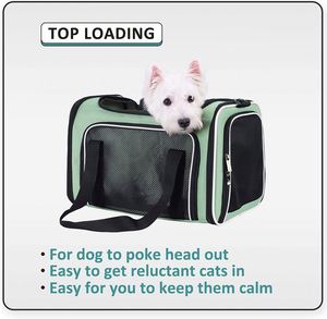 กระเป๋าใส่สัตว์เลี้ยงสำหรับแมวขนาดกลางและสุนัขขนาดเล็ก ยี่ห้อ BSCI Factory รุ่น Easy Vet Visit ปลอดภัย สะดวกสบาย และสบายใจ ได้รับการรับรองจากสายการบิน, ระดับท็อป - Product Image 5