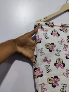 Pyjama en coton fait à la main pour femmes, taille élastique imprimée, bande réglable, poche recto verso, confortable, été XL - Product Image 2
