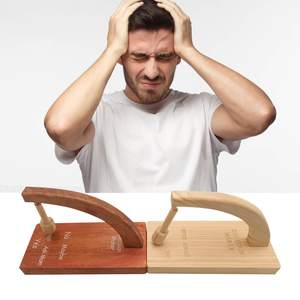 Decision Maker Péndulo de madera Escritorio Juguete Divertido Swinging Decision Maker PARA EL indeciso Hecho a mano Madera Oficina Regalo Decoración - Product Image 1