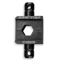 Juego de Matrices Rready Y145-P M22520/5-23 Compatible con la Prensa de Matrices de Marco Abierto YJQ-W5 M22520/5-01, Marco que Produce Prensado Hexagonal de .384