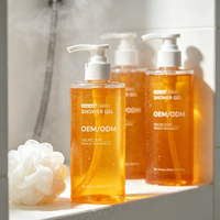 Gel Douche Éclaircissant et Exfoliant au Curcuma et à l'Acide Kojique OEM – Hydratant et Nourrissant – Direct Usine