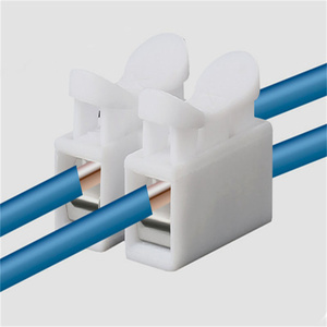 CH-<span class=keywords><strong>2</strong></span> Conector Rápido Fácil Ajuste 2P 3P Elétrica Crimp Terminais para LED Strip Cabo Braçadeira Primavera Wire Block Splice - Product Image 4
