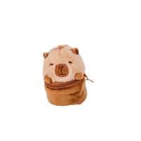 Vente en gros adorable porte-clés en peluche Capybara mignon jouet pendentif Capybara pour machines à griffes parfait pour les commandes en gros
