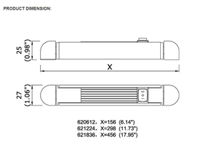 12V RV/camión/Trailer/Tractor luz Interior LED SWG-17 SAE/punto - Product Image 6