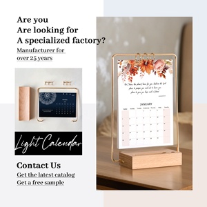 Nouvel arrivage personnalisé 52 semaines de calendrier en papier pour bureau laitier Agenda chrétien inspirant calendriers de table en bois avec autocollants - Product Image 2