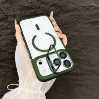 Coque de téléphone avec support magnétique pour objectif et film protecteur pour iPhone 17 Pro Max, iPhone 17, iPhone 14