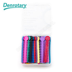 Fabriek Tandheelkundige Elastieken Twee Toon Power Chain Ligatuur Stropdas Elastiek Dental Ortodoncia <span class=keywords><strong>O</strong></span> <span class=keywords><strong>Ring</strong></span> Tandheelkundige Tanden Beugels Orthodontie - Product Image 5