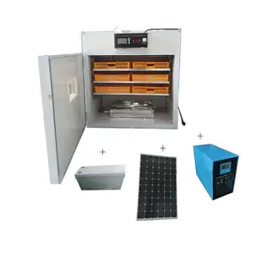 Promosi penuh otomatis 1056 telur solar inkubator mesin jahit HJ-SI6 solar inkubator 500 telur otomatis