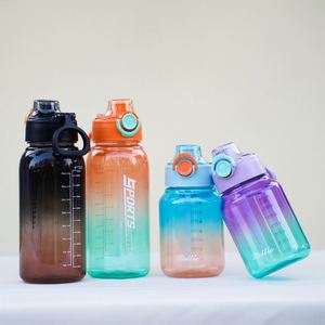 New Hot Selling High Appearance Plastic Water Cup Outdoor Sports Large Capacity <b>Straw</b> Water Cup Portable Plastic Water <b>Bottle</b> - Product Image 5