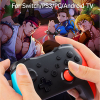 Control Inalámbrico BT para Nintendo Switch Pro, Ergonómico con Control de Movimiento y Doble Vibración Recargable