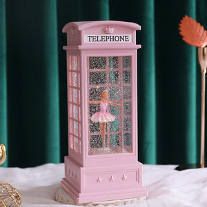 2025 mới Ballerina đèn lồng ánh sáng Quả cầu tuyết trẻ em món quà dễ thương cô gái snowglobe với âm nhạc vũ công pha lê bóng bàn món quà giáng sinh - Product Image 5