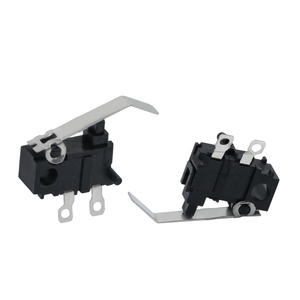 Interruptor de detección de límite de 2 pines KFC-V-122 con palanca y botón táctil de reinicio de 2 pines KFC-W-17 con cable para soldar - Product Image 1