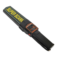 Détecteur de métaux portable rechargeable pour contrôle de sécurité, scanner de métaux manuel pour inspection scolaire