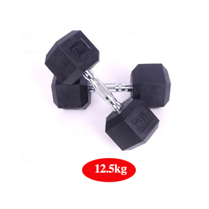 دمبلز سداسي مطاطي 10 رطل 20 رطل 40 رطل عرافة 5 رطل دمبلز دمبلز 10 25 - Product Image 5