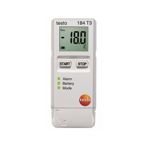 เครื่องวัดอุณหภูมิแบบพกพา Testo 184 ของแท้ พร้อมจอ LCD รุ่น 0572 1843 184 T3 สำหรับการขนส่งแบบควบคุมอุณหภูมิและความชื้น - Product Image 3