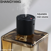 Vente en gros de flacons diffuseurs de parfum en verre ambré carrés de 200 ml/500 ml avec impression à l'écran, en stock