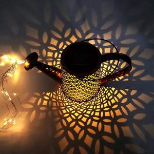 Linterna de metal <span class=keywords><strong>solar</strong></span> colgante tarro de albañil luz paisaje decoración patio Luces De Jardin Lumieres Luzes Jardim lámpara de césped - Product Image 2