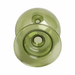 Portacandele in vetro a forma di globo verde per centrotavola decorativo - Product Image 5