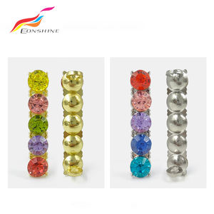 Adornos Desmontables para Cordones de <span class=keywords><strong>Zapatos</strong></span> con Pedrería en Varios Colores, Hebillas de Diamantes para Cordones de Zapatillas - Product Image 5