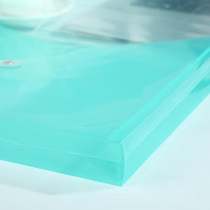 Grosir <span class=keywords><strong>Folder</strong></span> <span class=keywords><strong>File</strong></span> plastik A4 dengan tombol dan penutup dasi tali untuk perlengkapan kantor sekolah - Product Image 2