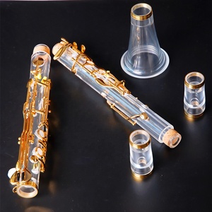 Grado Profesional Examen de rendimiento: transparente chapado en oro clarinete sistema turco en tono G - Product Image 4