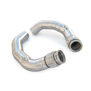 Collecteur d'échappement sport de 3,5 pouces pour <span class=keywords><strong>BMW</strong></span> M5 F90 <span class=keywords><strong>M8</strong></span> (F91/F92/F93) 4.4T 2017- en acier inoxydable haute performance - Product Image 5