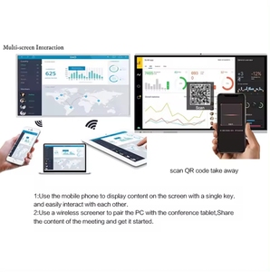 65 75 86 inch bảng thông minh bảng tương tác Màn hình Màn hình cảm ứng bảng trắng màn hình phẳng TV hiển thị cho lớp học giáo dục - Product Image 6