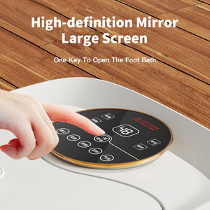 Masajeador de baño de pies Nuevo masajeador de baño de <span class=keywords><strong>spa</strong></span> de pies de plástico eléctrico portátil inteligente para el hogar con calor - Product Image 4
