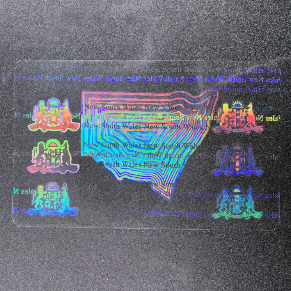 uv sticker sheet hologram