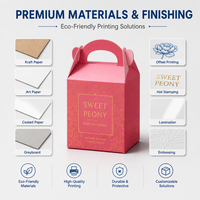 Boîte à bougies écologique pour cadeaux de mariage avec poignée pliable pour le rangement de cadeaux, étiquettes personnalisées, ODM, livraison rapide