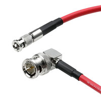 Câbles Alvin Micro BNC à angle droit BNC 12G-SDI, câble coaxial vidéo haute vitesse 4K UHD 75 Ohm ultra-souple Blackmagic pour vidéo