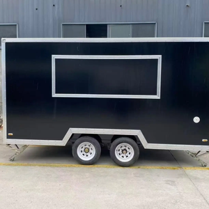Camion <span class=keywords><strong>de</strong></span> restauration multifonctionnel en aluminium carré, camion <span class=keywords><strong>de</strong></span> nourriture, remorque à café, couleur personnalisée, machines à en-cas, remorque alimentaire - Product Image 3