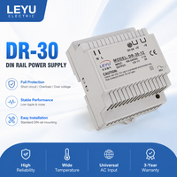 Alimentation à découpage compacte 30W pour rail DIN DR-30 12V 24V, boîtier plastique pour automatisation industrielle