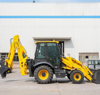 Backhoe Loader Hidrolik Berkinerja Tinggi 764A 8.1 Ton dengan Kapasitas Bucket 1.1m³ untuk Teknik Kehutanan Kota