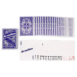Marked Playing Cards WJPC-Printing Classical Eco-friendly Durable 54 Poker Card Recyclable Luxury Custom Logo Paper Playing Cards Front And Back