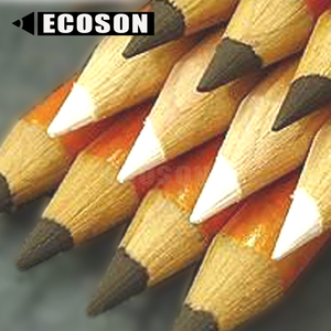 ÉCHANTILLONS GRATUITS Crayons à fusain en bois pré-affûtés, ensemble personnalisé de crayons à fusain triangulaires, hexagonaux, ronds, blancs et en <span class=keywords><strong>ardoise</strong></span> - Product Image 2