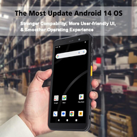 PDA Portable Industriel 6 Pouces, Collecteur de Données Android 14 pour Logistique, Terminal Mobile Durci avec Lecteur de Code-Barres NFC et Autonomie de 13 Heures