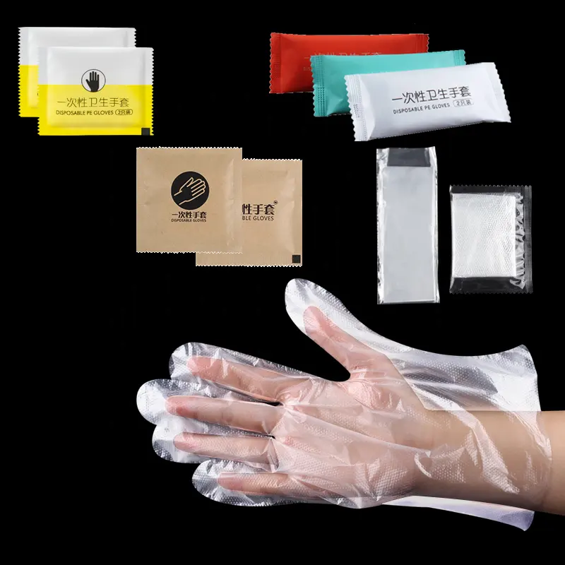 Disposable Food Grade PE Gloves High Quality Waterproof Catering Restaurant Disposable Tableware Gloves