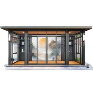 Pavillon en aluminium de style chinois moderne pour cour, jardin extérieur, villa, usine, salon de thé extérieur - Product Image 5