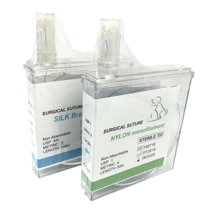 Medical Consumables <strong>Surgical</strong> <strong>Sutures</strong> Disposable Non Absorbable <strong>Surgical</strong> <strong>Sutures</strong> for Animals Customized <strong>Sutures</strong> - Product Image 1