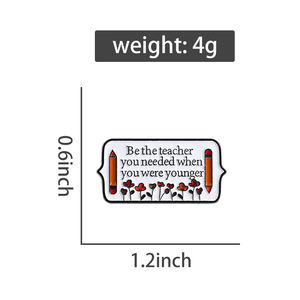 Sé <span class=keywords><strong>el</strong></span> maestro que necesitabas esmalte Pin reconocimiento broche regalo para educadores solapa insignia joyería al por mayor - Product Image 6